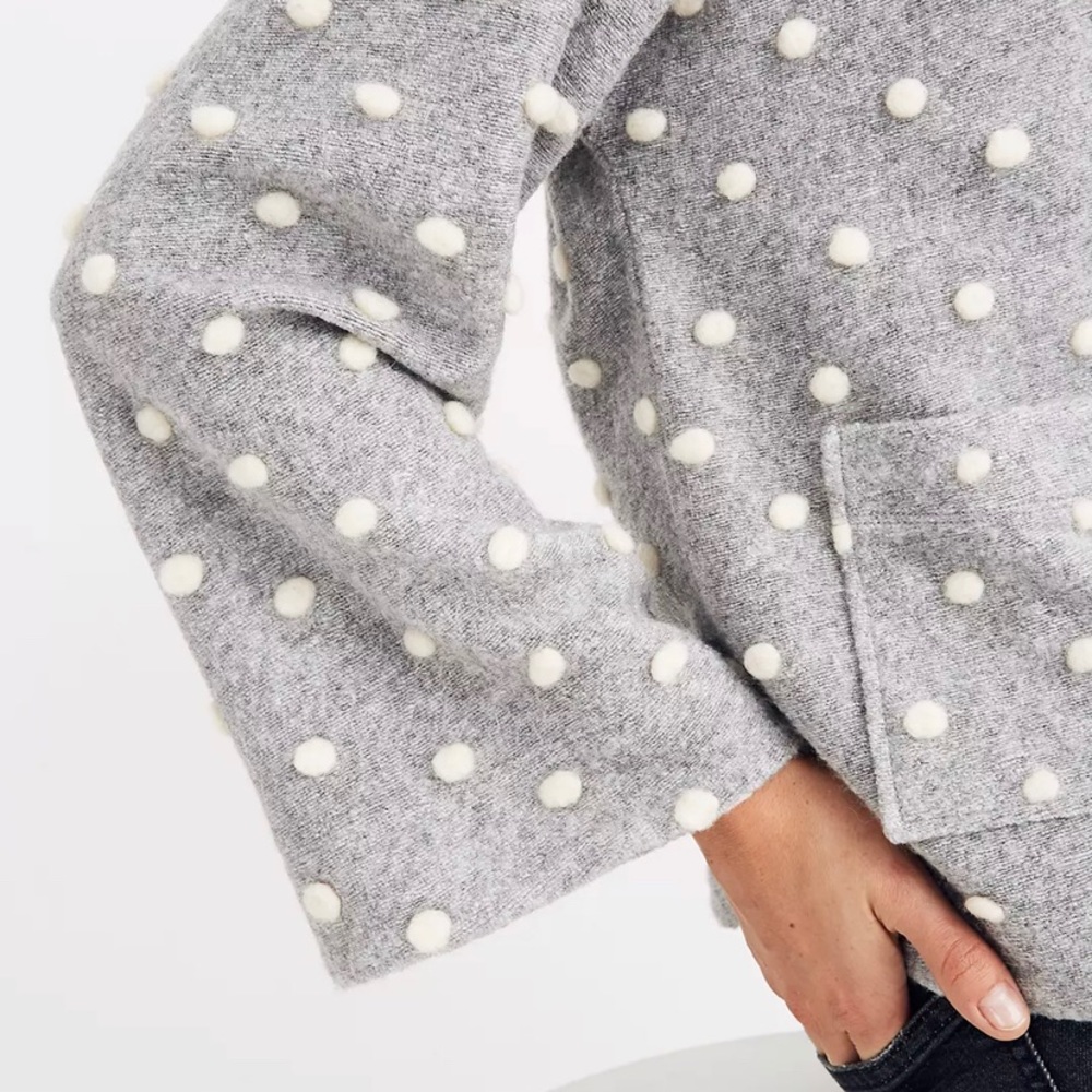 Texture & Thread Boxy Bobble Cardigan - image 4